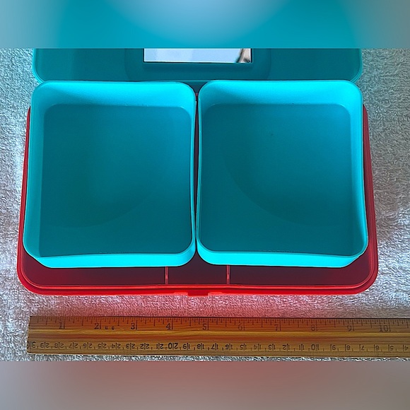 CABOODLE Pretty in Petite Retro Small Organizer Makeup Case Mirror EUC - Picture 8 of 8